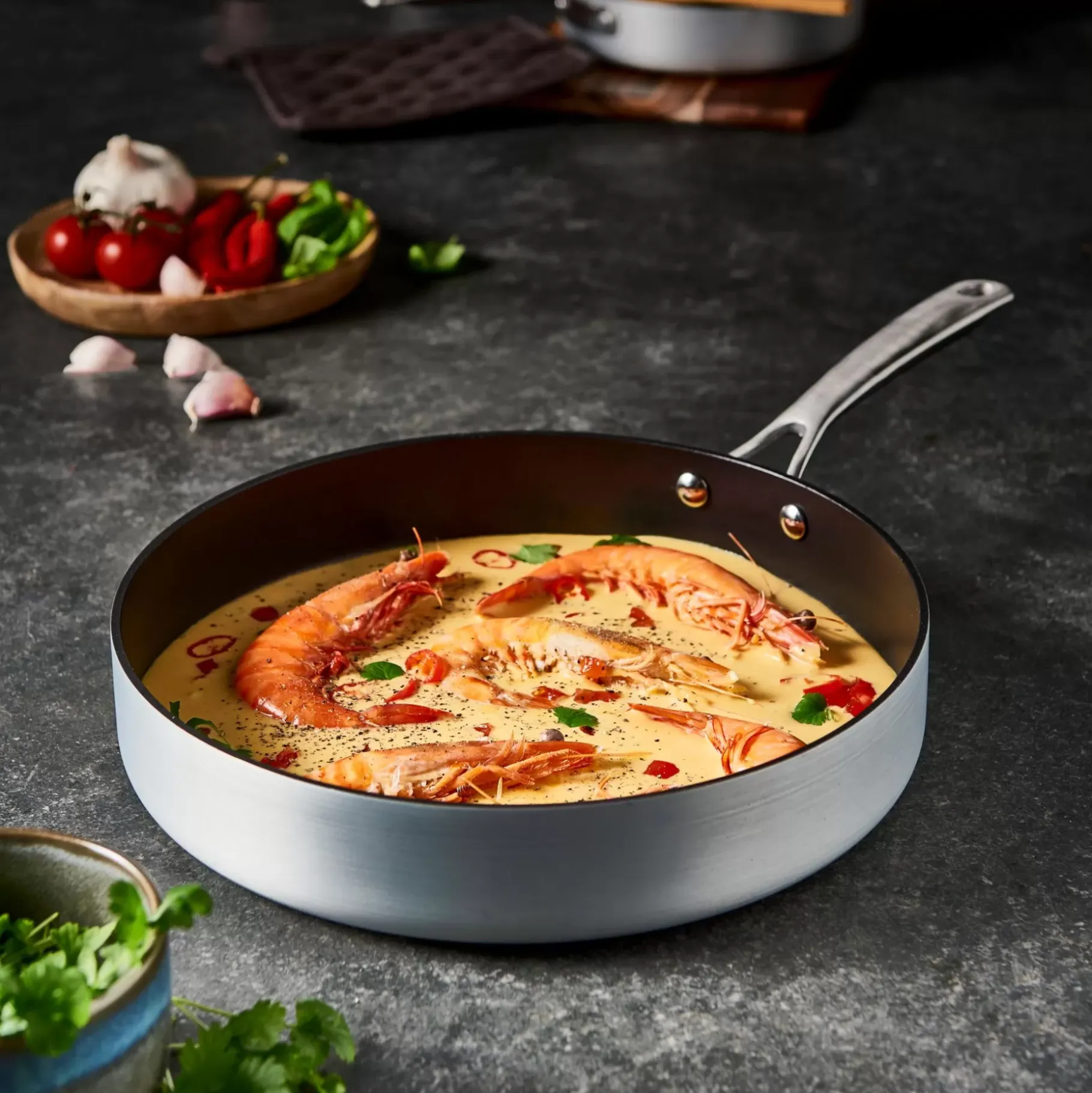 CASA Kastrol Sarten Plateado