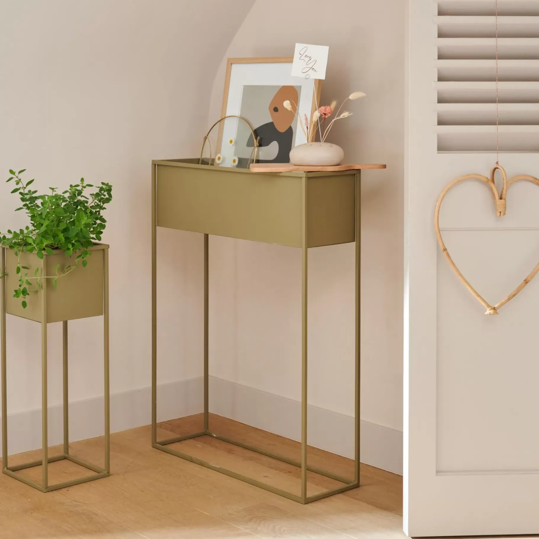 CASA Largo Macetero Caqui