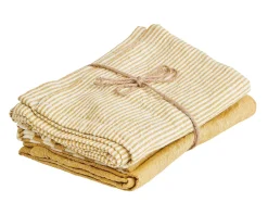 CASA Laurent Pano De Cocina Juego De 3 Amarillo