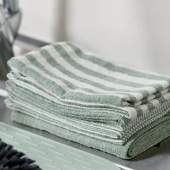 CASA Laurent Panos De Cocina Juego De 3 Verde