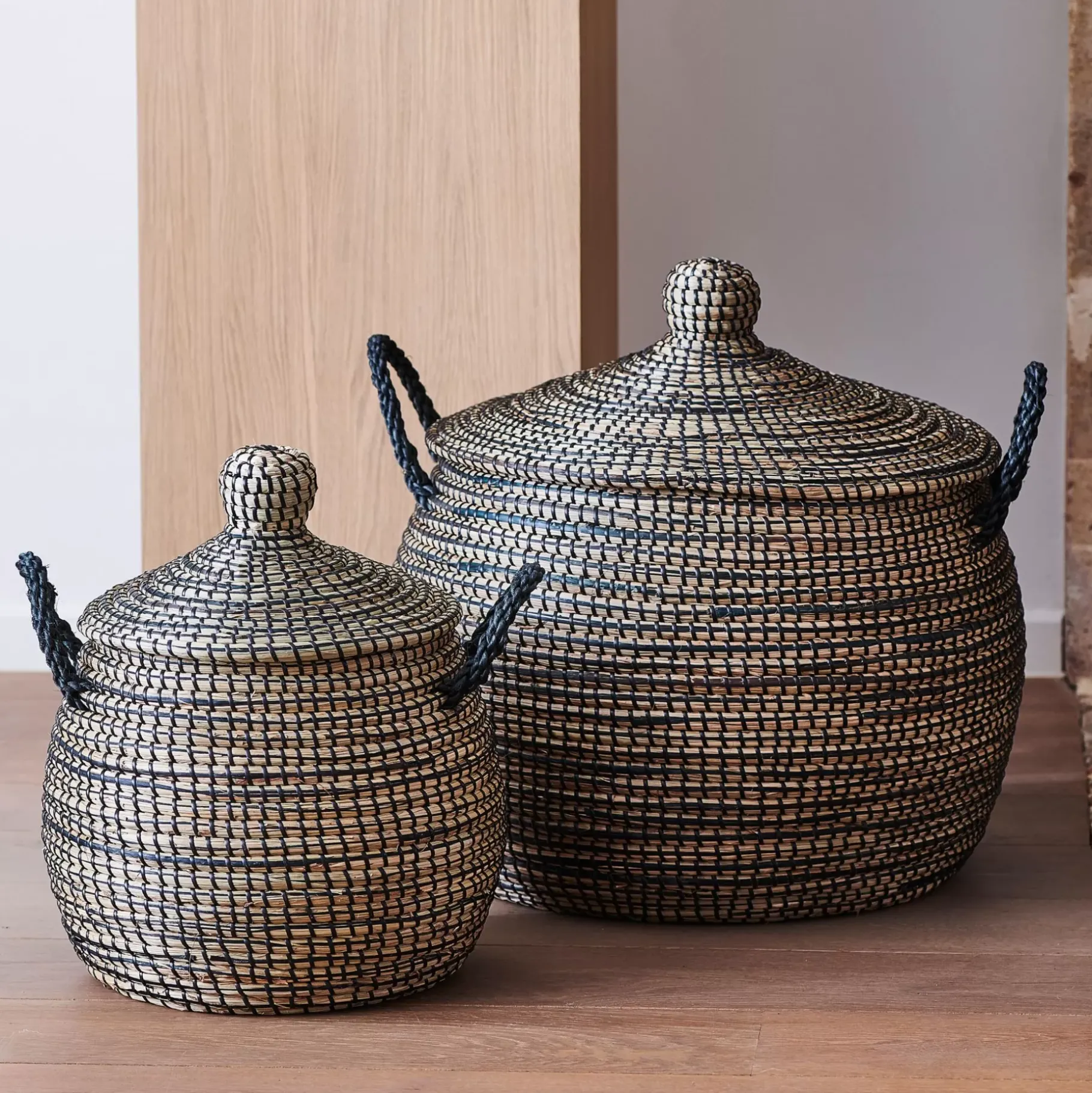 CASA Leo Cesta Lujo Negro, Natural