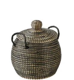 CASA Leo Cesta Lujo Negro, Natural