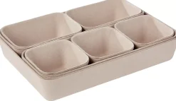 CASA Linostore Cestas De Almacenaje Para Cajon Beis