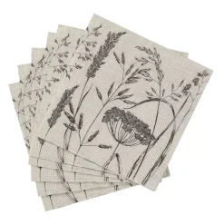 CASA Lolium Beige Paquete De 20 Servilletas Beis