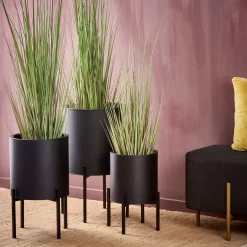 CASA Lounge Macetero Negro