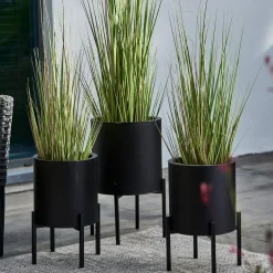 CASA Lounge Macetero Negro