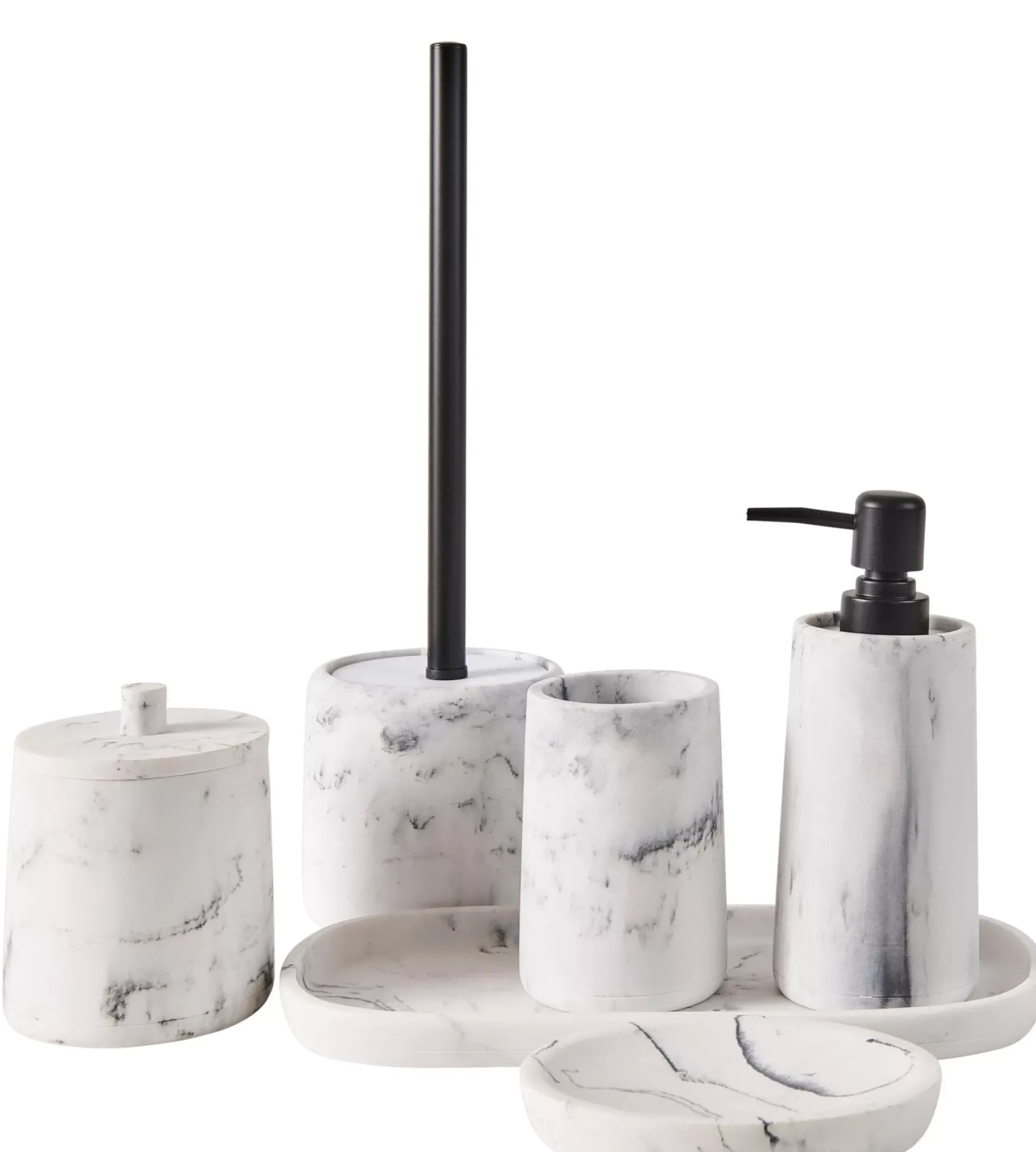 CASA Luna Soporte Para Cepillo Dientes Aspecto De Marmol