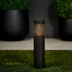 CASA Lux Lampara Solar Negro