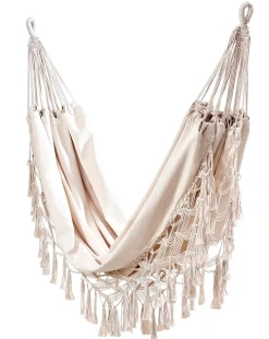 CASA Macrame Hamaca Blanco Blanco Apagado