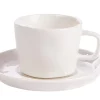 CASA Marea Tacita Taza Y Plato Blanco