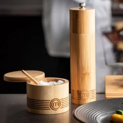 CASA Masterchef Bote Para Sal Con Cuchara Natural