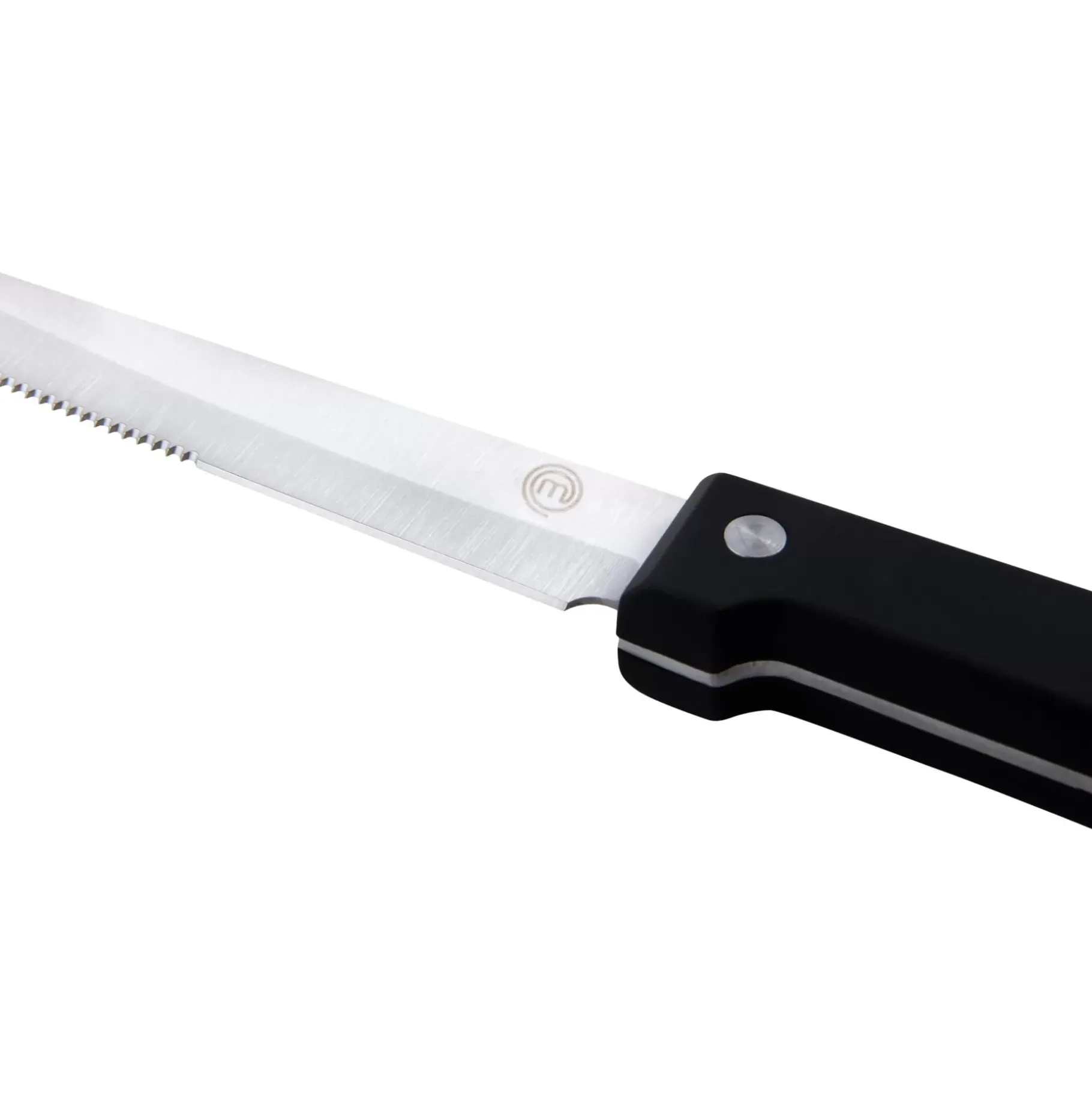 CASA Masterchef Juego De 4 Cuchillos Carne Negro