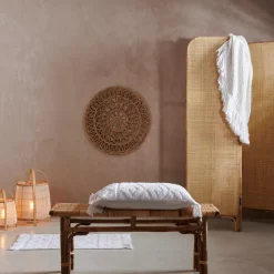 CASA Maya Lampara De Mesa Natural