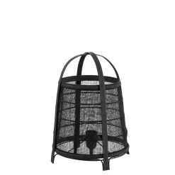 CASA Maya Lampara De Mesa Negro