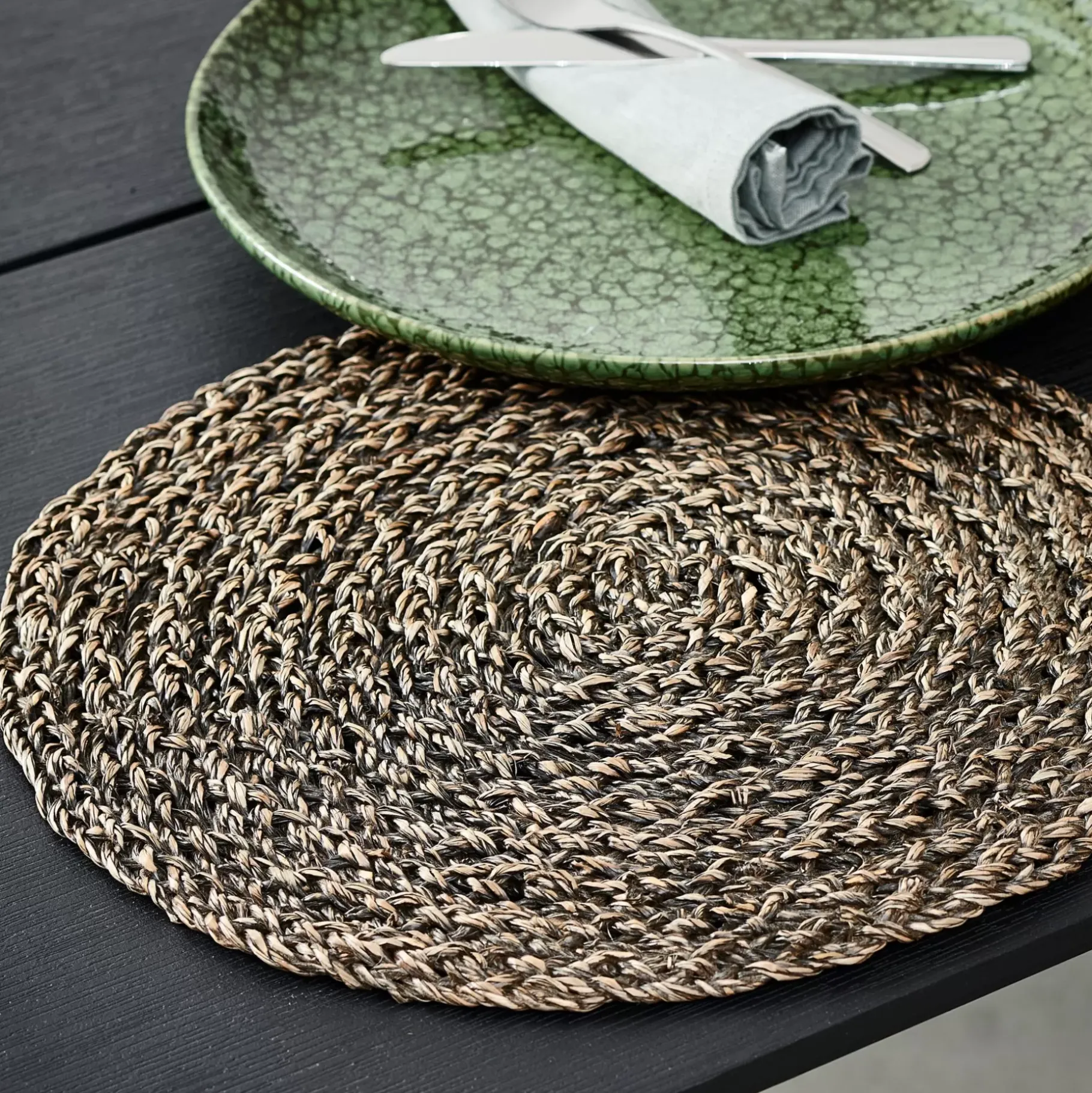 CASA Mia Mantel Individual Negro