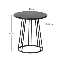 CASA Miller Mesa Auxiliar Negro