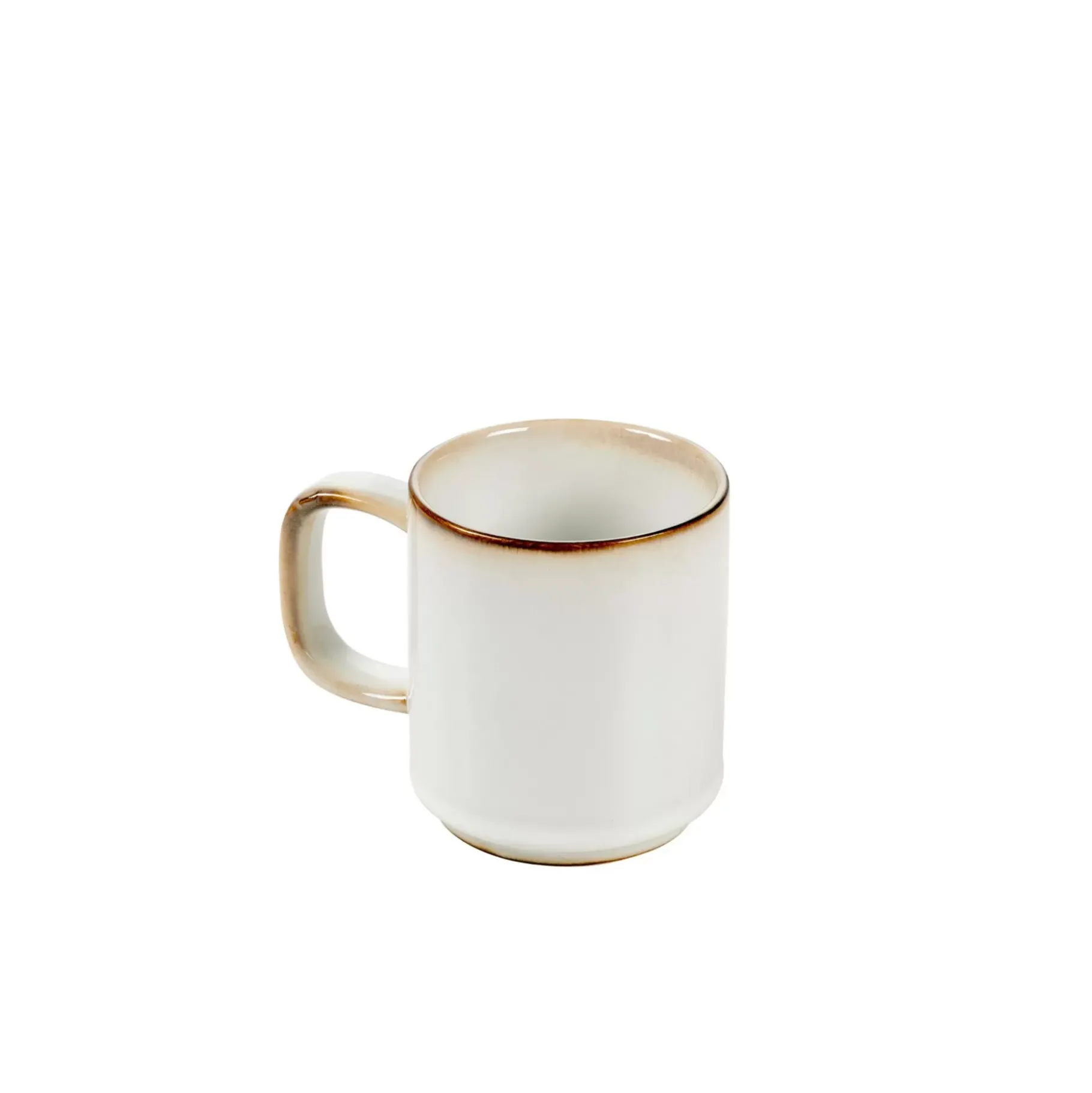 CASA Mineral Marble Taza Con Asa Blanco