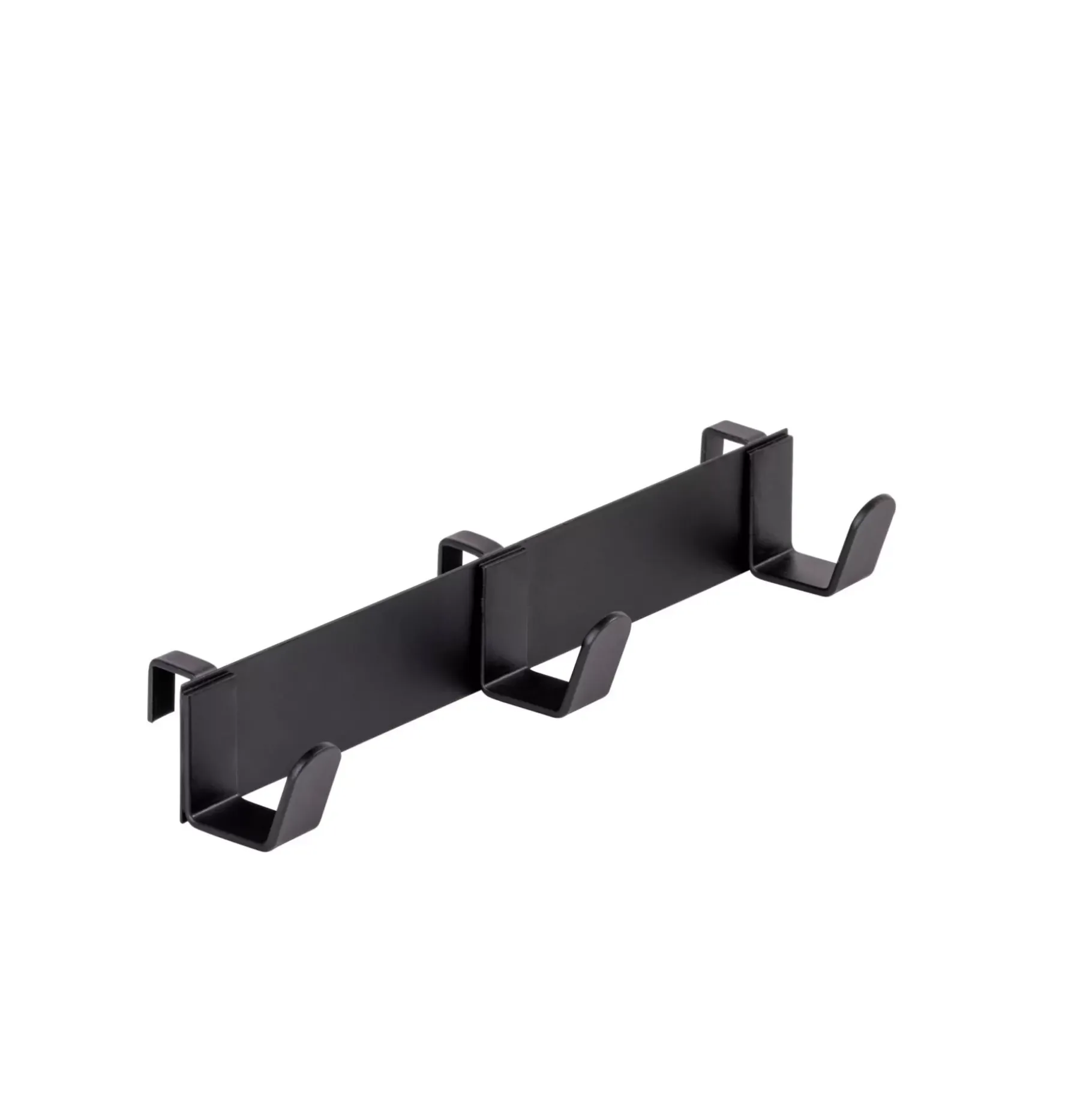 CASA Modular Perchero Con 3 Ganchos Negro