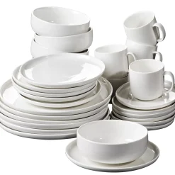 CASA Moon Taza Y Plato Blanco