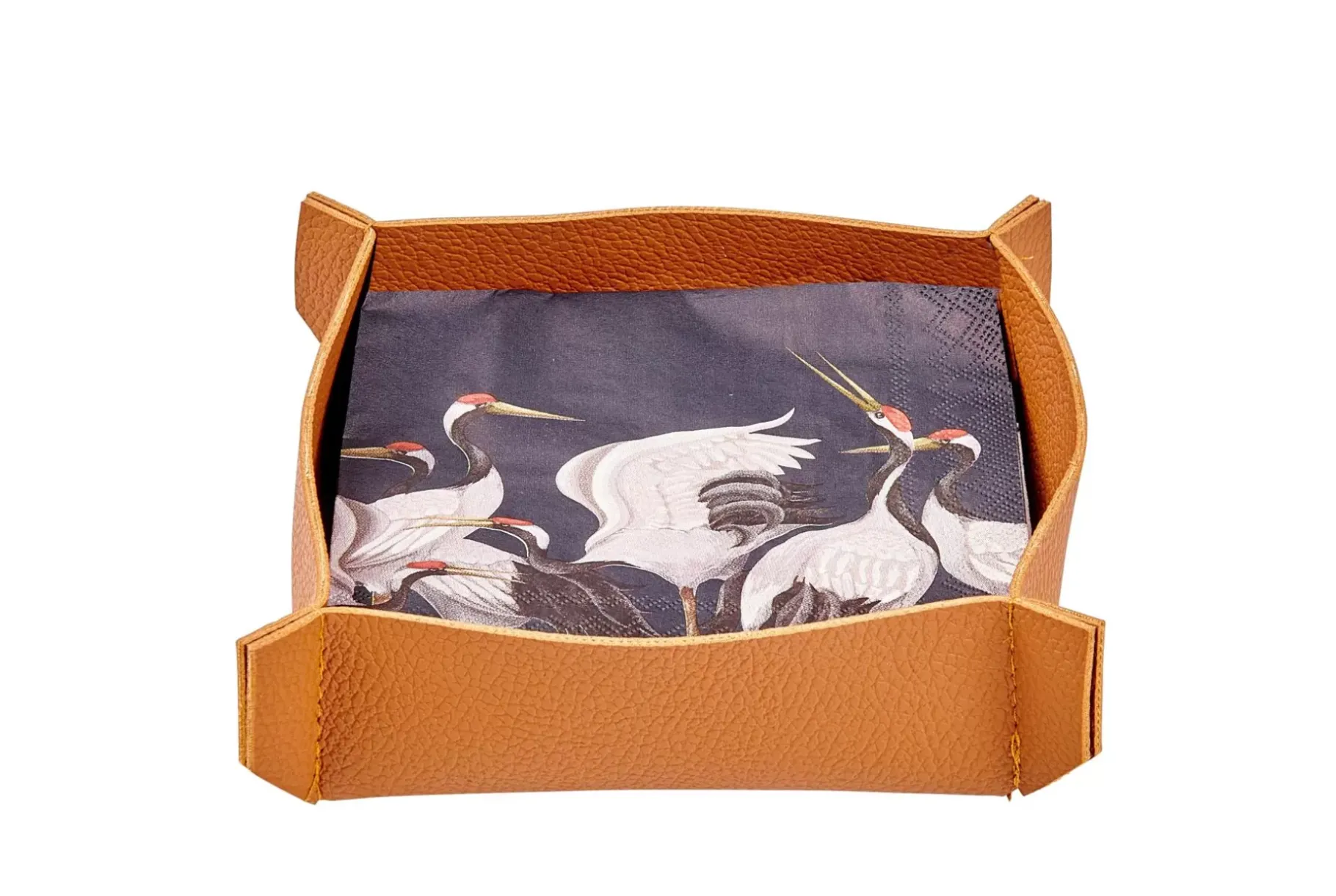 CASA Nappa Servilletero Marron