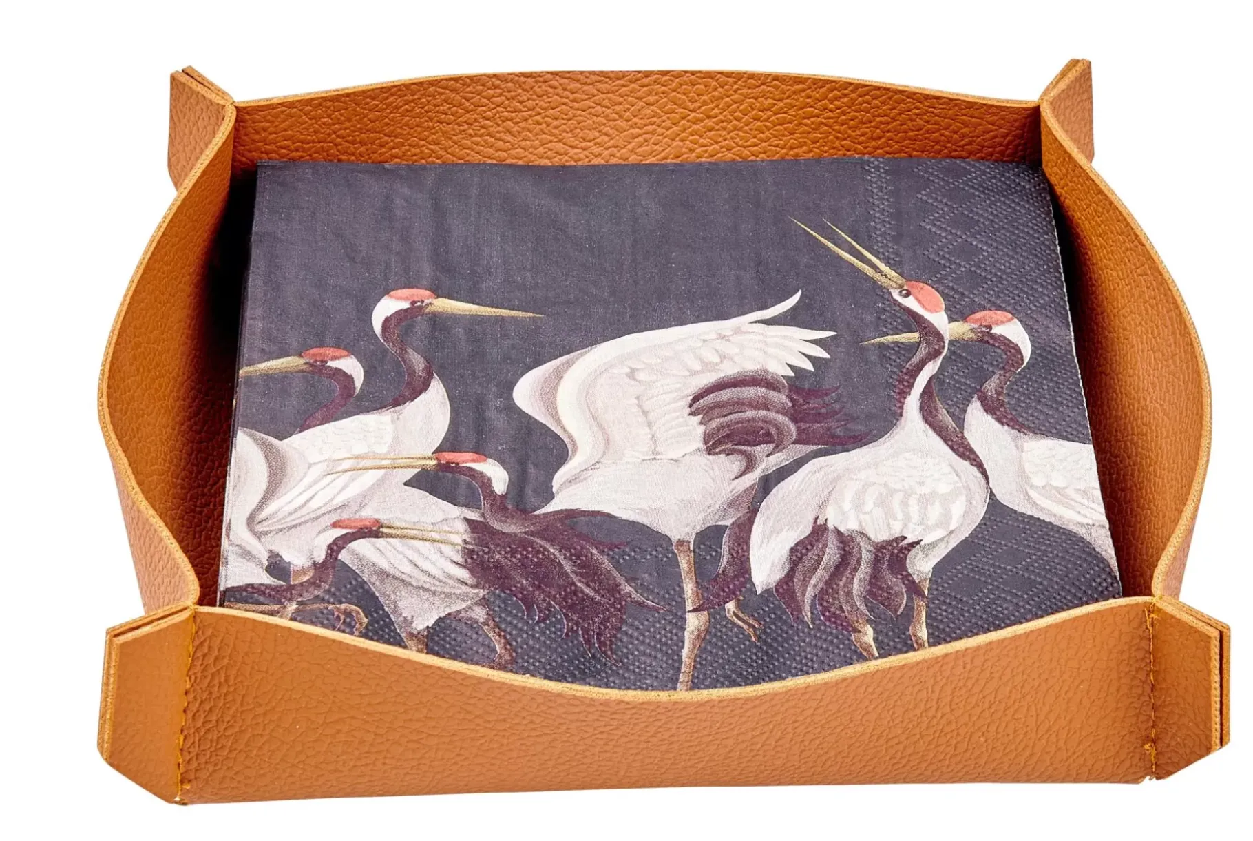 CASA Nappa Servilletero Marron