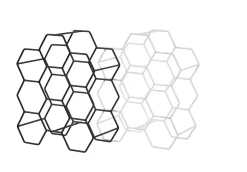 CASA Nau Botellero Para 9 Botellas Negro