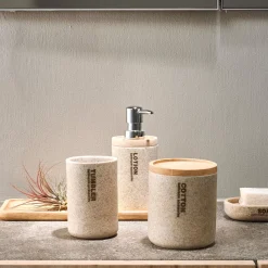 CASA New Resin Soporte De Algodones Natural