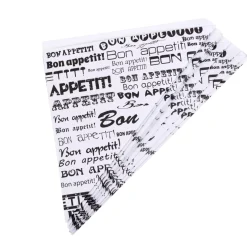 CASA Njam Cucuruchos Juego De 10 Negro, Blanco