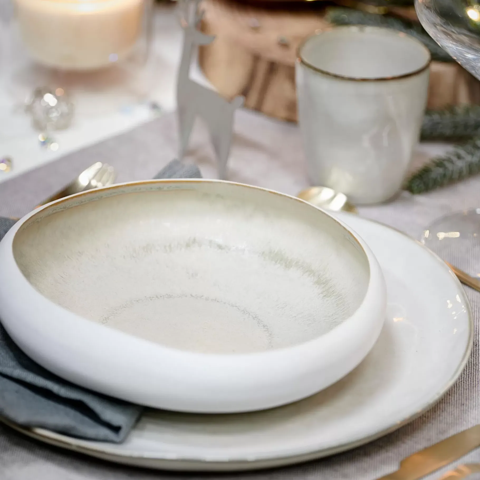 CASA Nordic Cuenco Blanco