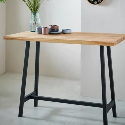 CASA Oak Split Mesa De Bar Natural