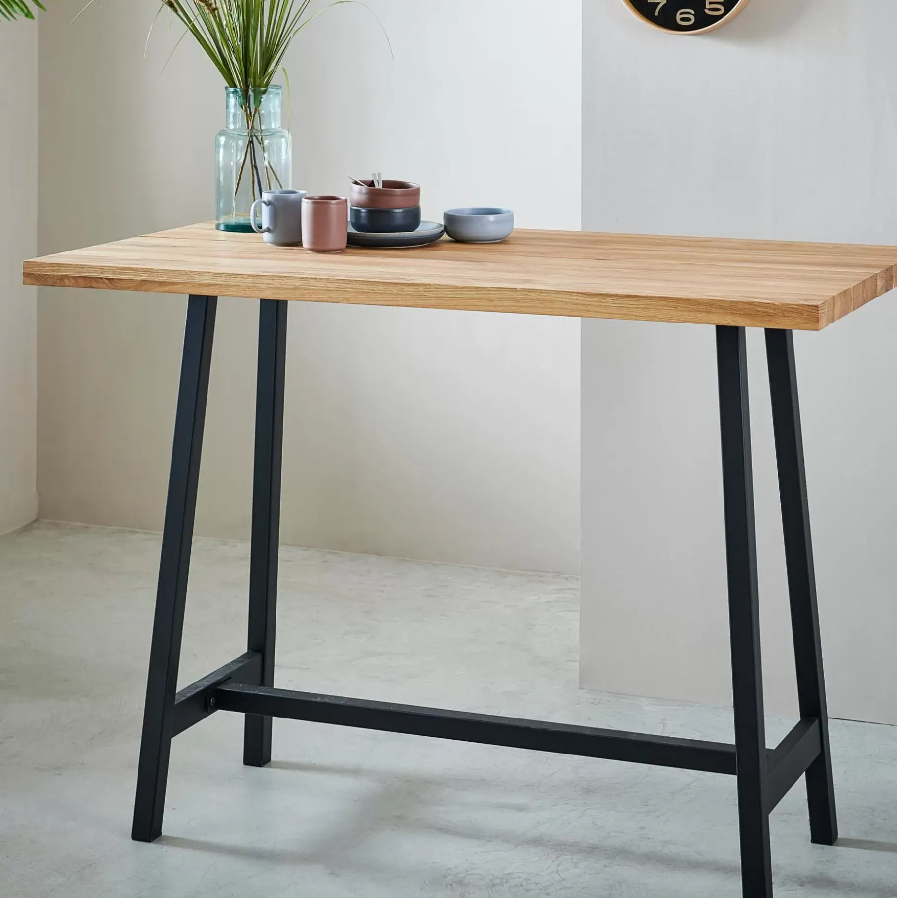 CASA Oak Split Mesa De Bar Natural