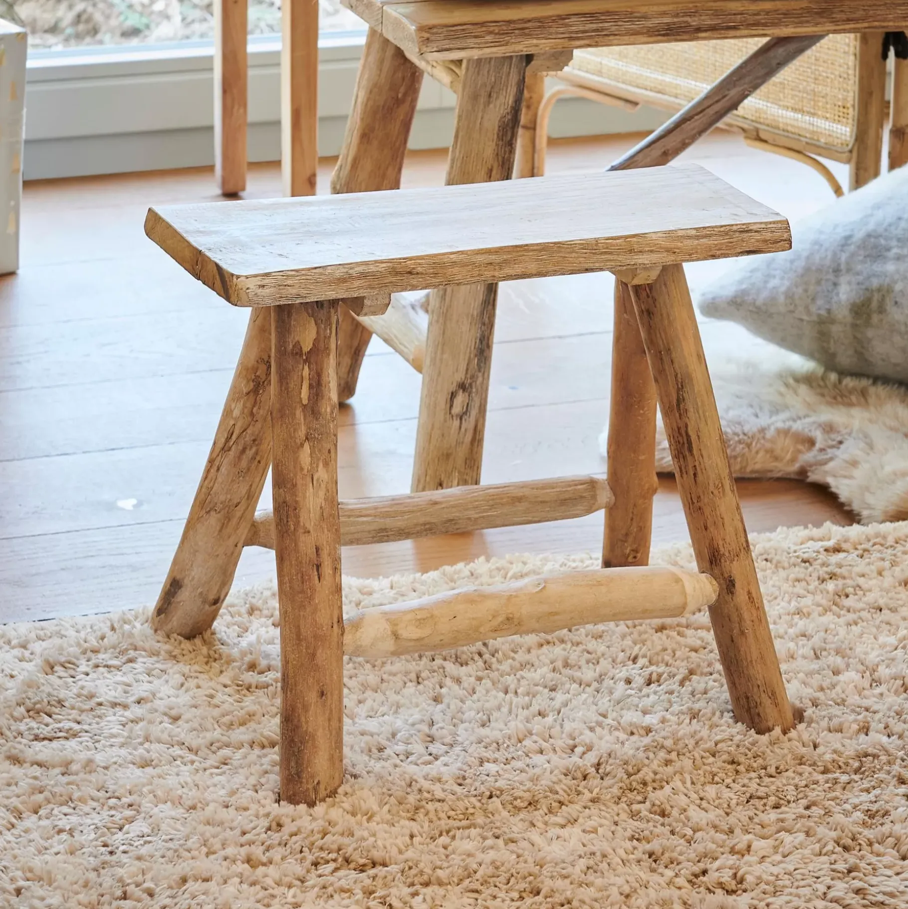 CASA Odilon Taburete Natural