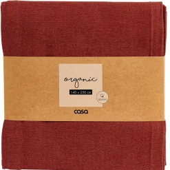 CASA Organic Mantel Rojo