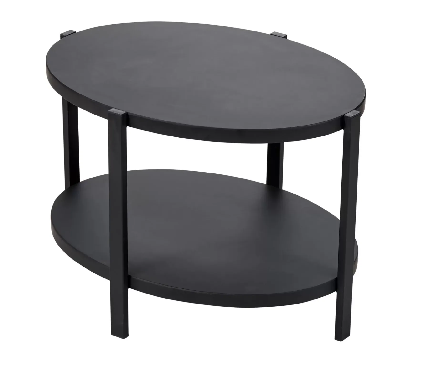 CASA Ovala Mesita De Salon Negro