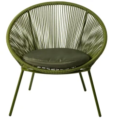 CASA Papayo Silla Lounge Con Cojin Verde