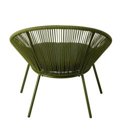 CASA Papayo Silla Lounge Con Cojin Verde