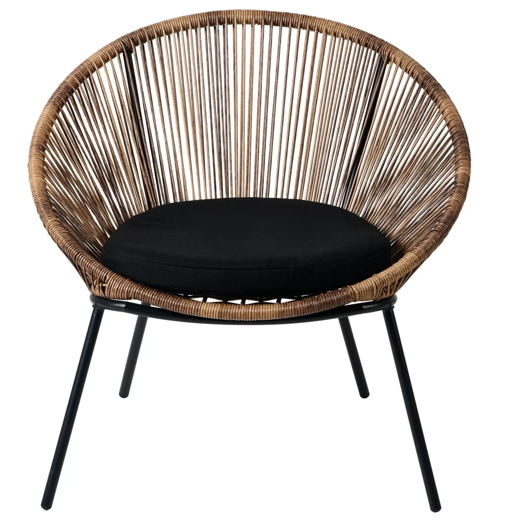 CASA Papayo Silla Lounge Con Cojin Natural