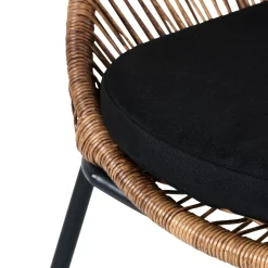 CASA Papayo Silla Lounge Con Cojin Natural