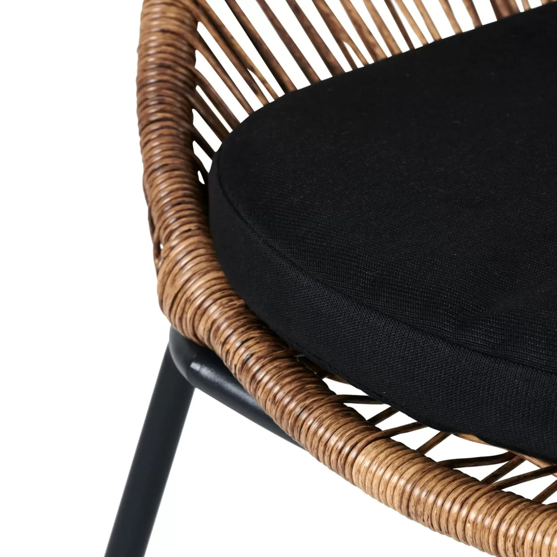 CASA Papayo Silla Lounge Con Cojin Natural