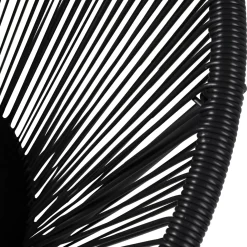 CASA Papayo Silla Lounge Negro