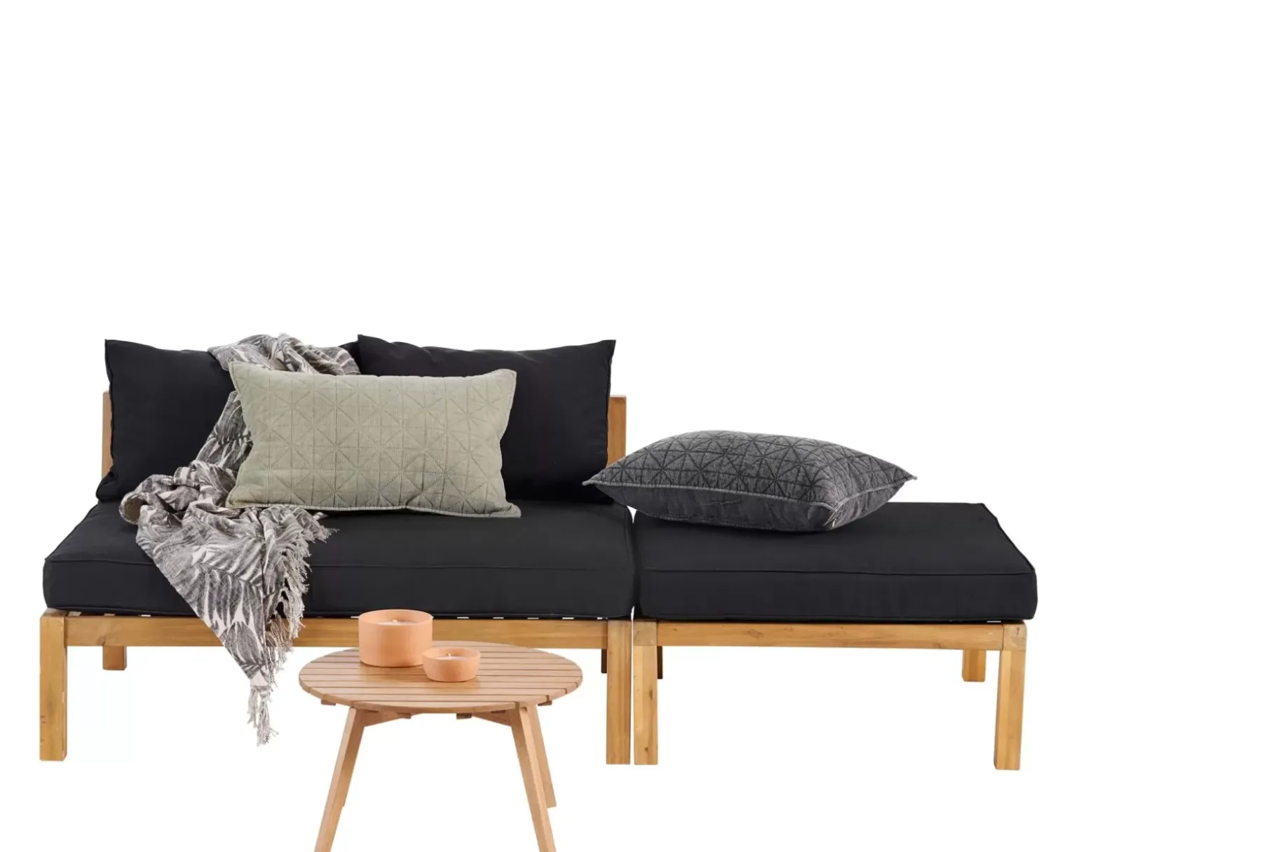 CASA Pauletta Cojin Negro