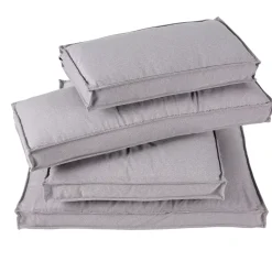 CASA Pauletta Luxe Cojin De Espalda Gris Claro