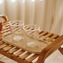 CASA Pausa Vaso De Doble Pared Juego De 2 Transparente