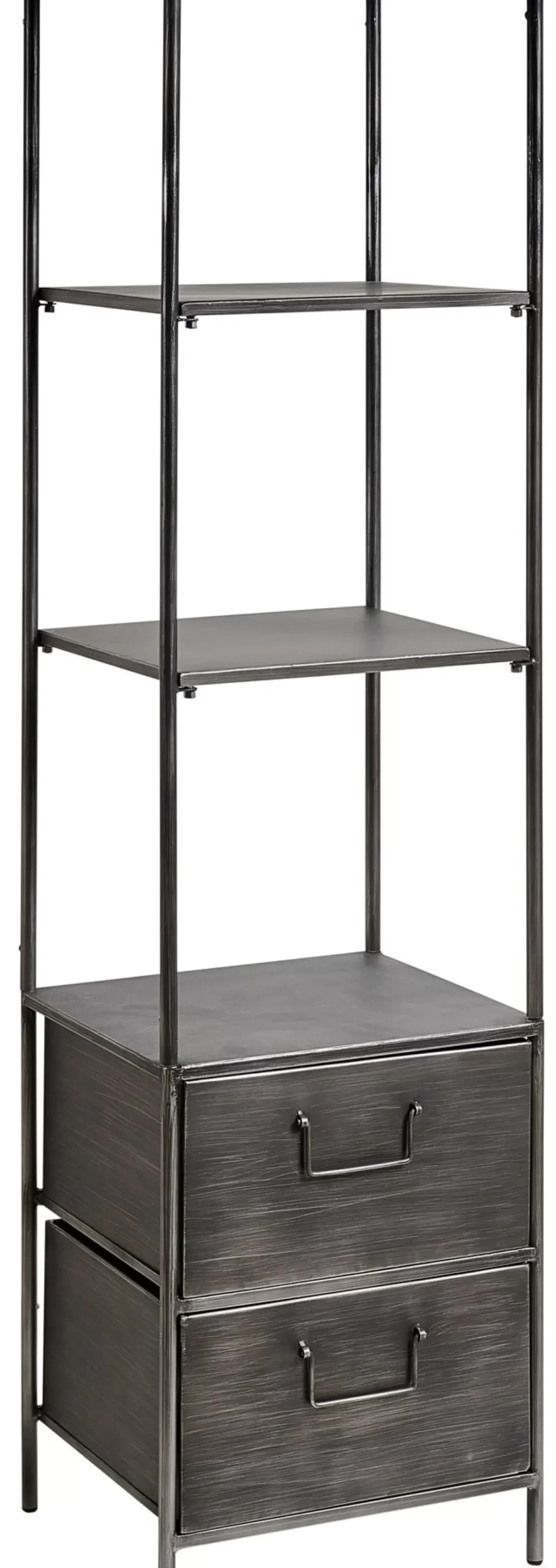 CASA Pharma Estanteria De Pared Con 2 Cajones Negro