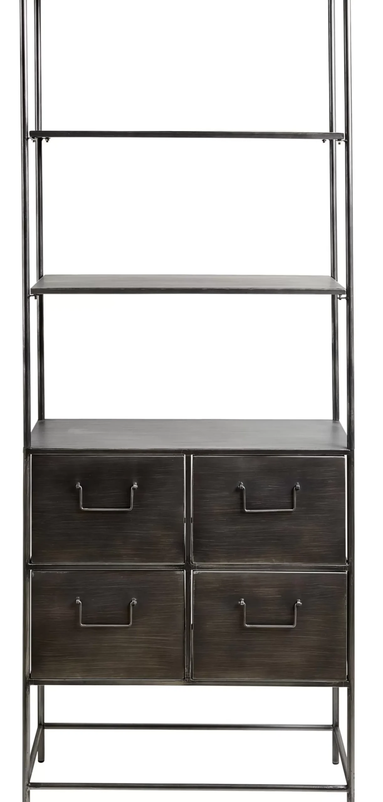 CASA Pharma Estanteria De Pared Con 4 Cajones Negro