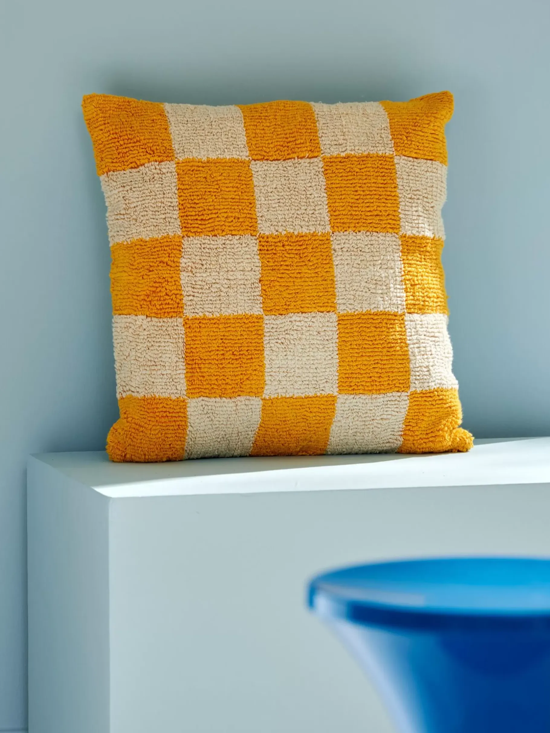 CASA Quadrado Cojin Amarillo