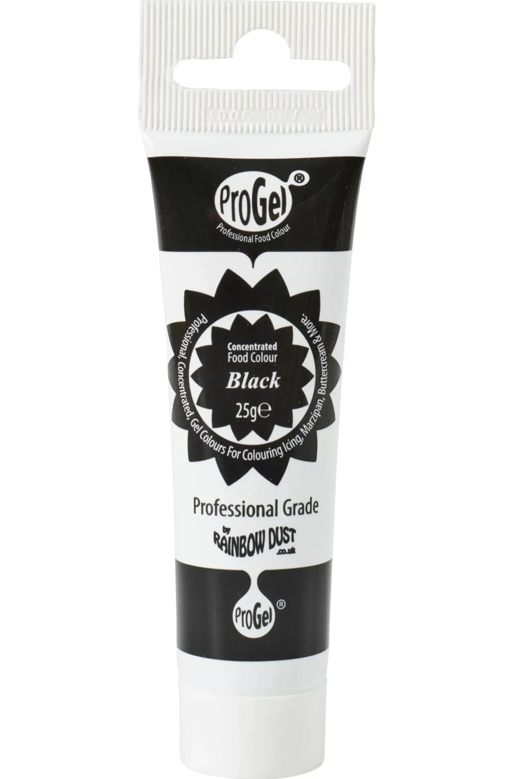 CASA Rainbowdust Gel De Color P/Pasta Azucar Negro