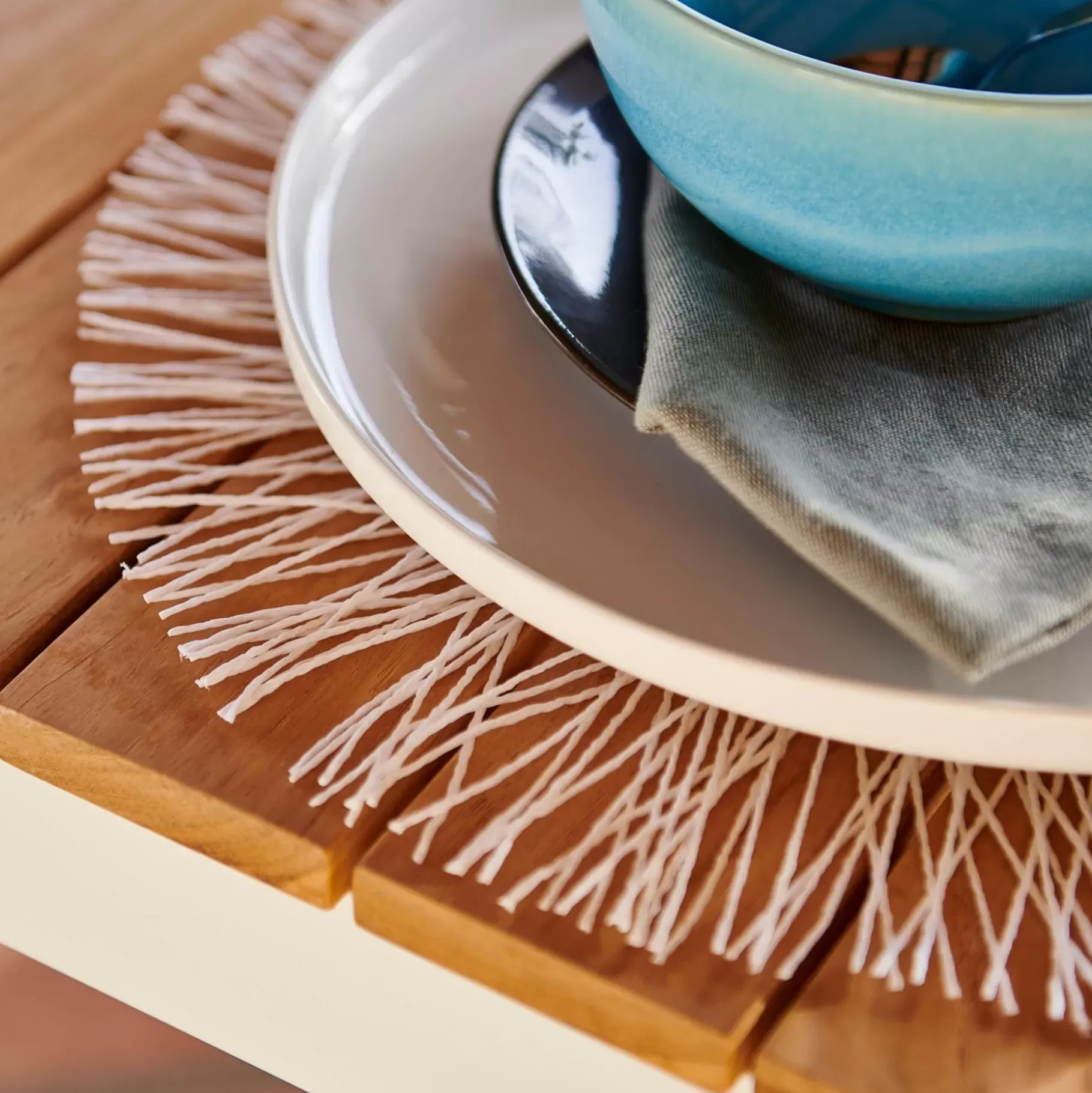 CASA Rami Mantel Individual Blanco