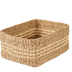 CASA Rayas Cesta De Cajonera L Natural