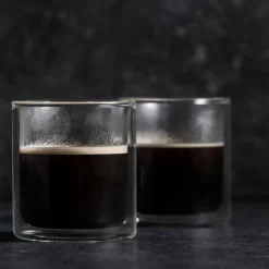 CASA Relax Vaso De Doble Pared Juego De 2 Transparente